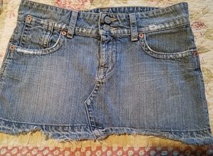 Hudson Jean Mini Skirt
